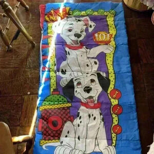 Vintage 90's Disney 101 Dalmatians Sleeping Bag